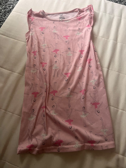 Girl’s Ballet Dancer Night Gown, Kids 6/6X
