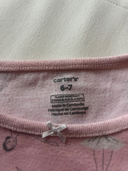 Girl’s Ballet Dancer Night Gown, Kids 6/6X