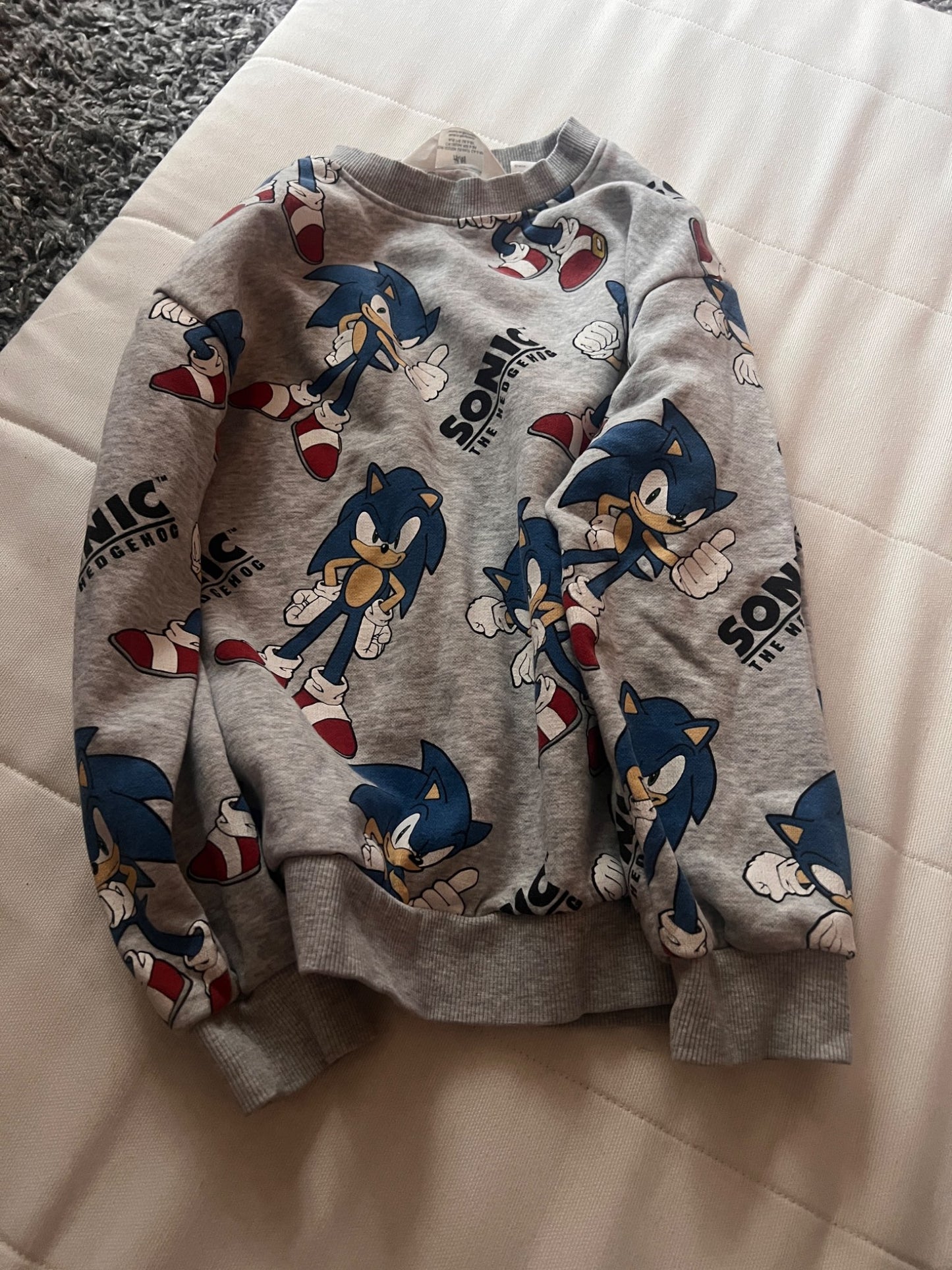 Gender Neutral Sonic Sweater , Kids 6/6X
