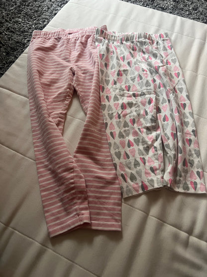 Girl’s Pekkle Brand Pajama Pants Set, Kids 8
