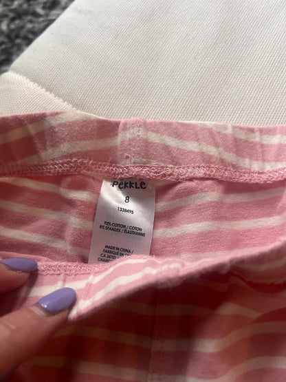 Girl’s Pekkle Brand Pajama Pants Set, Kids 8