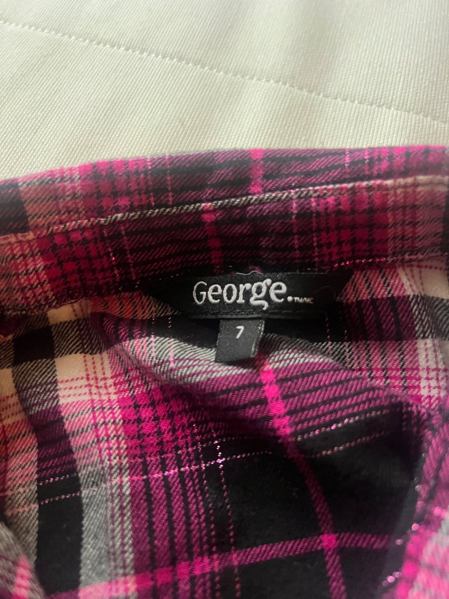 Girl’s Mixed Bundle Plaid Shirts, Kids 7