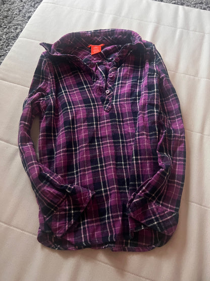 Girl’s Mixed Bundle Plaid Shirts, Kids 7