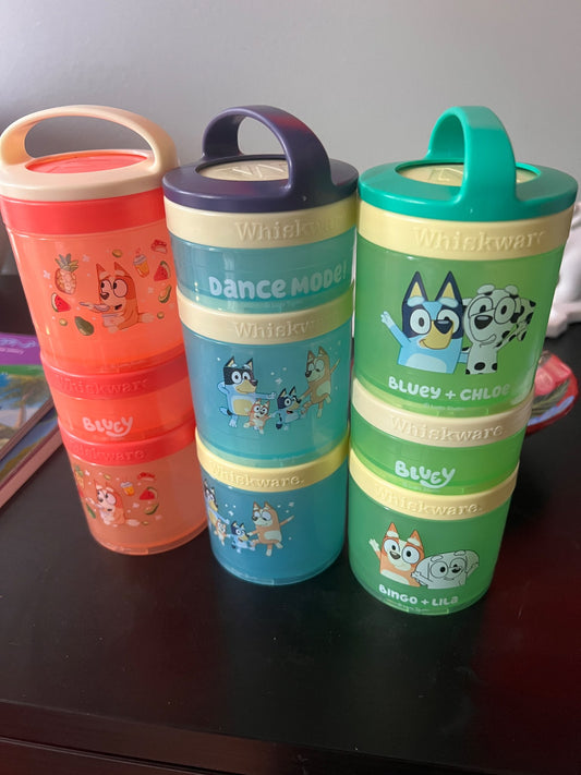 Kids Bluey Snack Containers