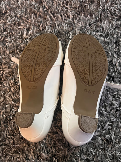 Girl’s White Dress Shoes, Shoes 13 (Kids:4-8yr)