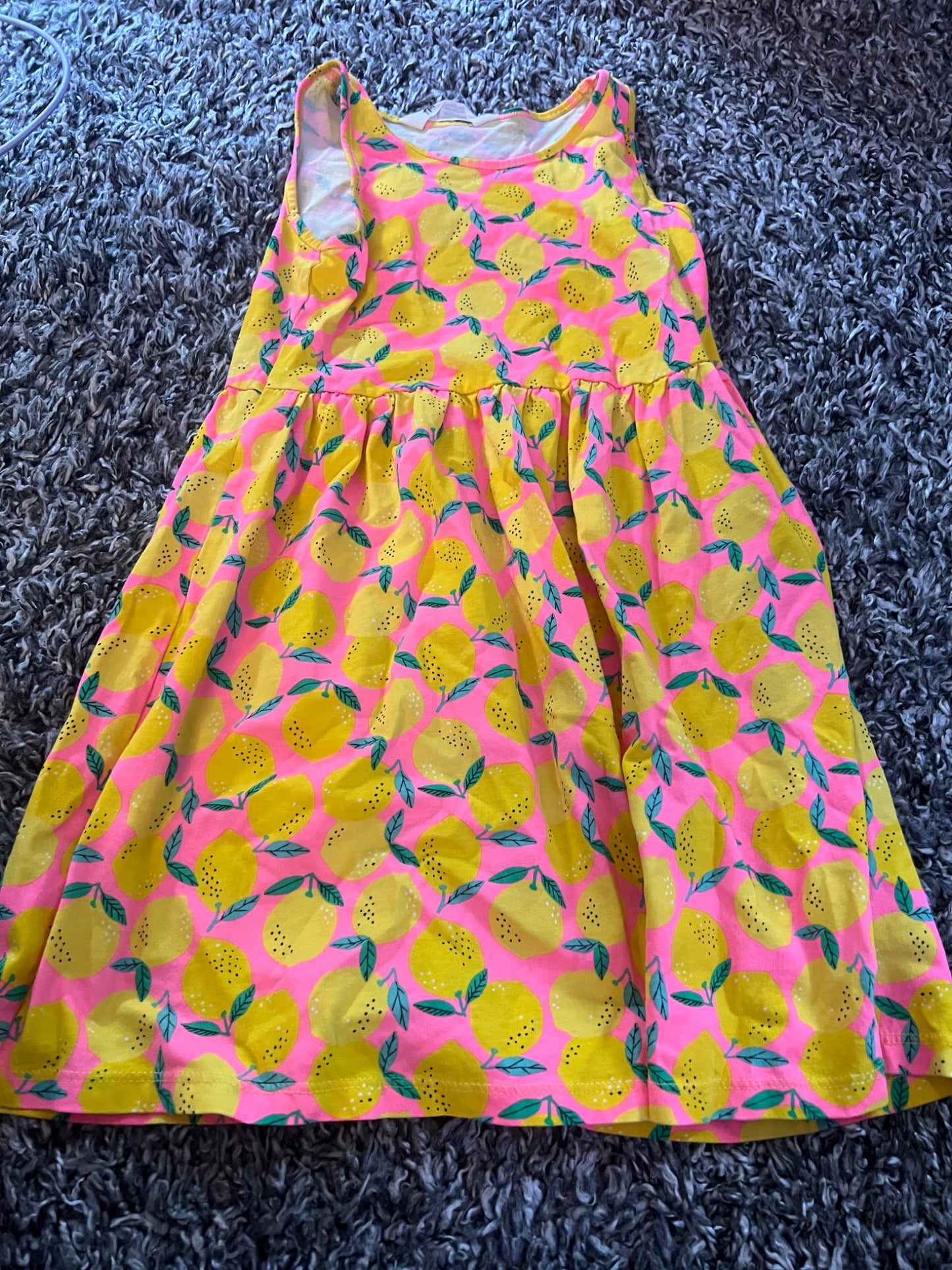 Girl’s Lemon Dress, Kids 6/6X