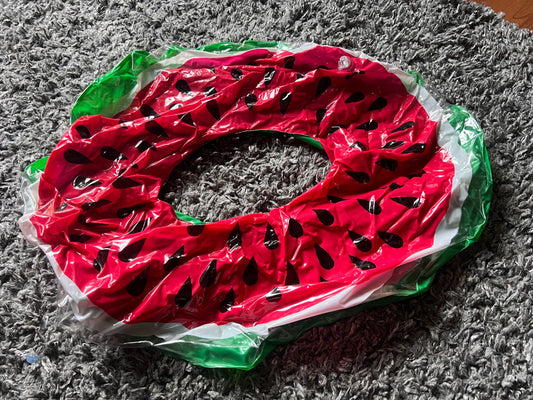 Kids Watermelon Swimming Ring Floatie