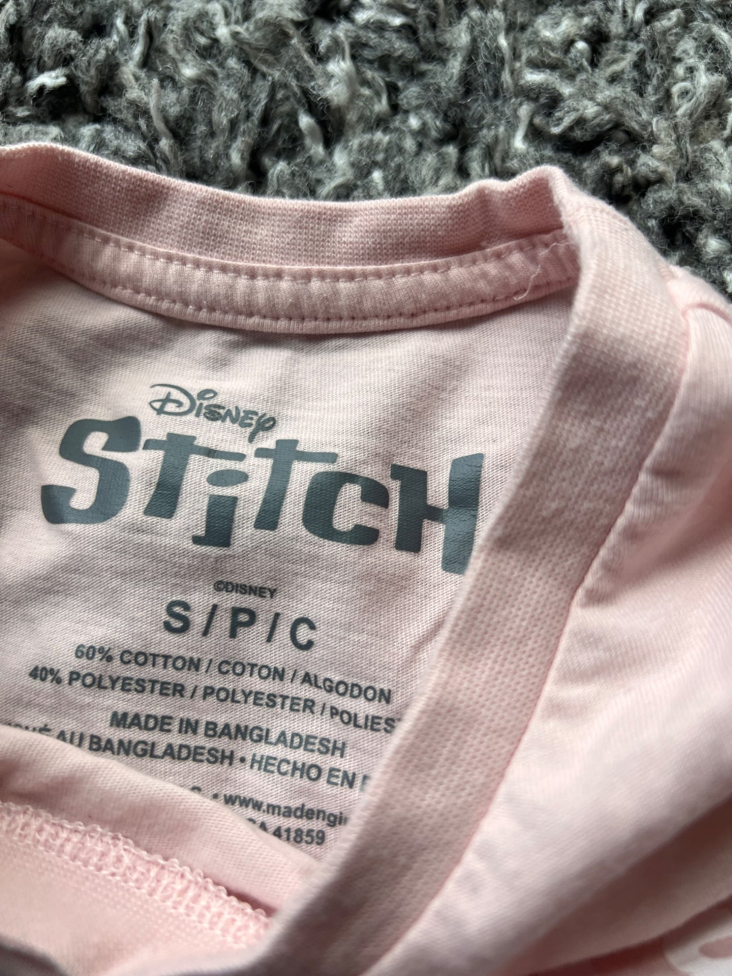 Girl’s Disney Stitch T Shirt, Kids 6/6X