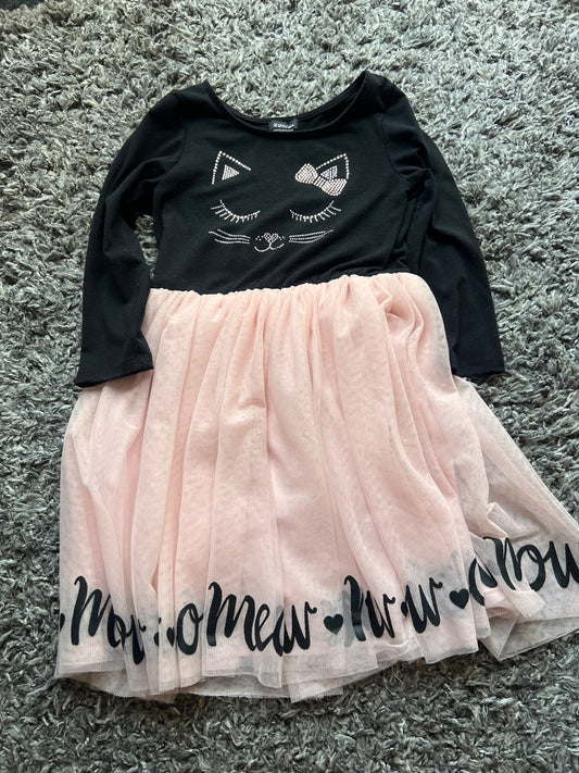 Girl’s Cat Dress, Kids 8