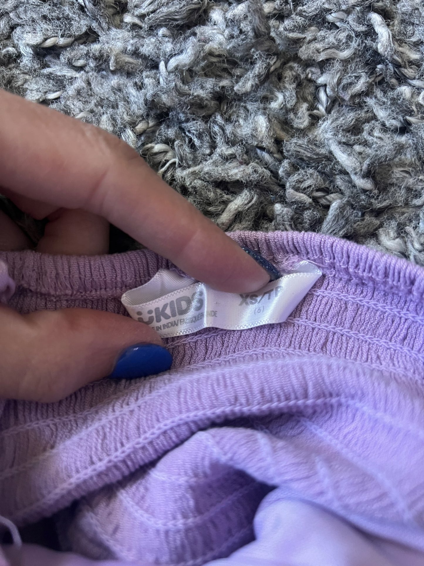 Girl’s Purple Dress , Kids 6/6X