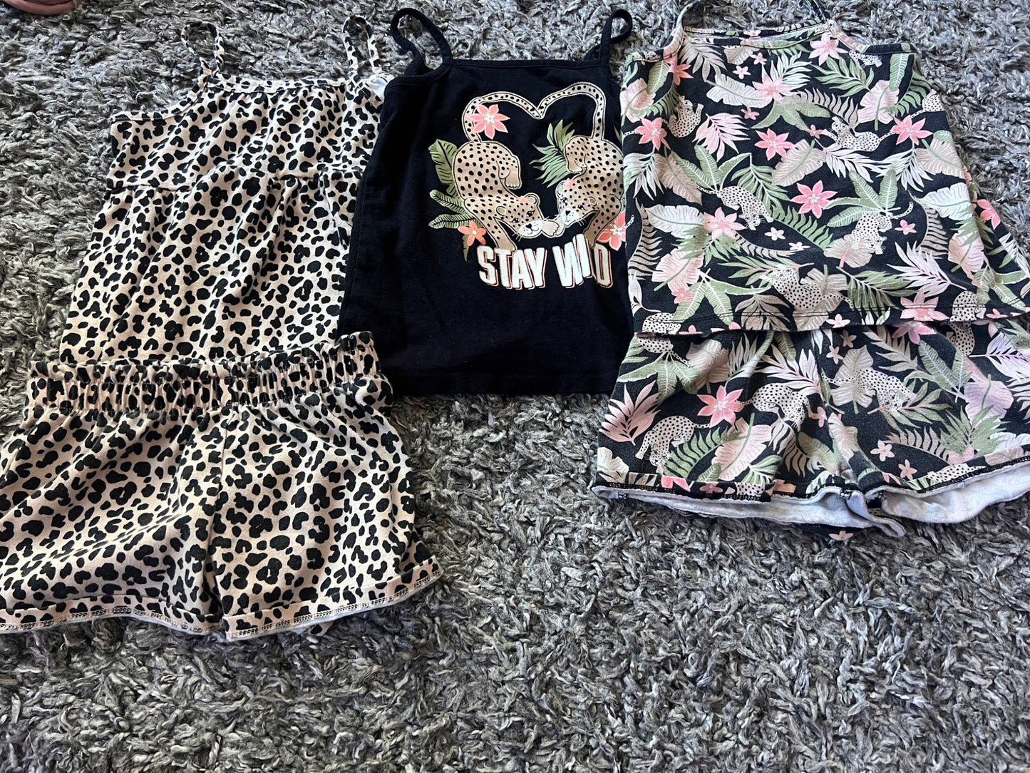Girl’s Mixed Bundle Tanks/Shorts, Kids 5/5T