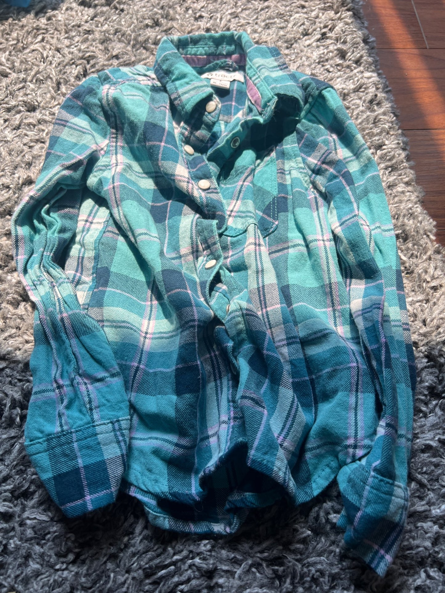 Mixed Bundle Plaid Long Sleeves , Kids 6/6X