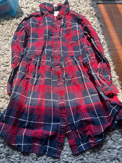 Mixed Bundle Plaid Long Sleeves , Kids 6/6X