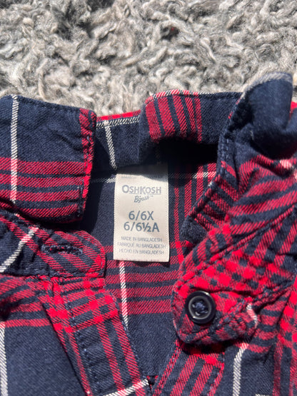 Mixed Bundle Plaid Long Sleeves , Kids 6/6X