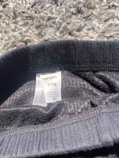 Mixed Bundle of Girl’s Grey/Black Leggings, Kids 7