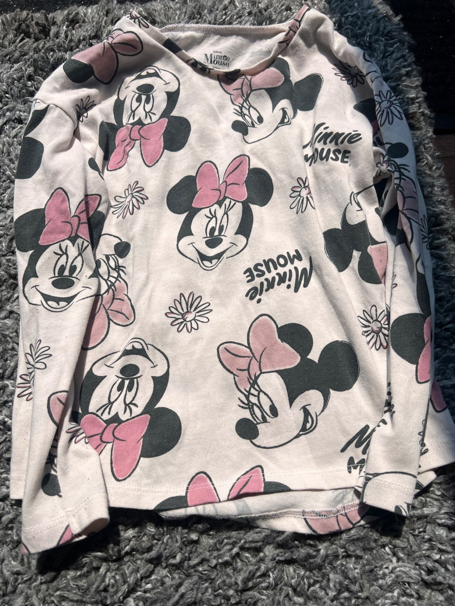 Girl’s Disney Minnie Mouse Long Sleeved Shirt, Kids 6/6X