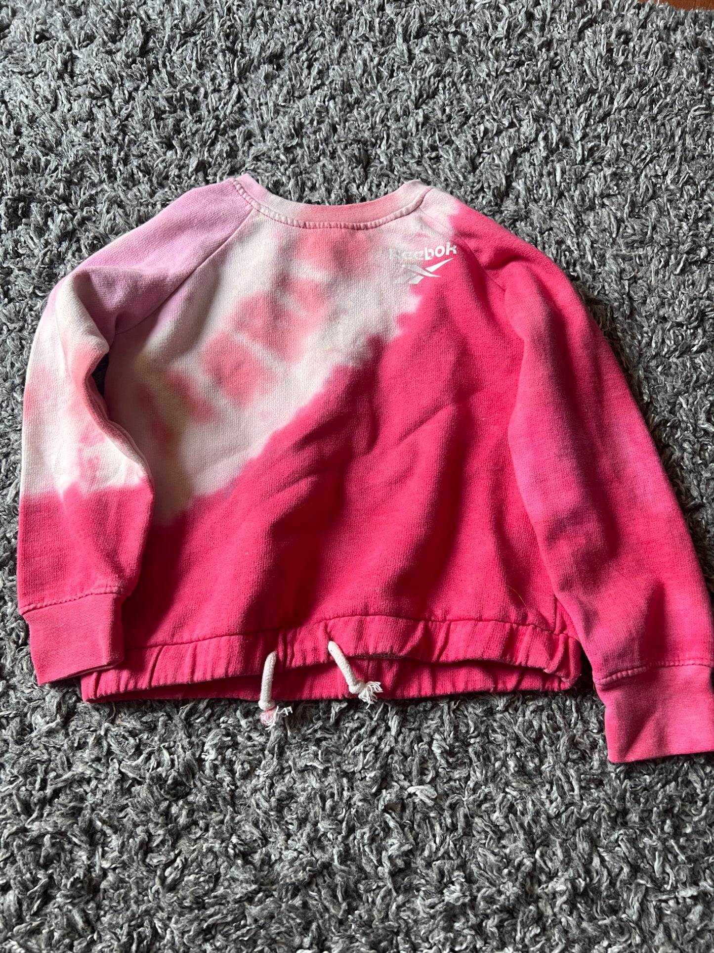 Girl’s Reebok Tie Dye Sweater, Kids 7