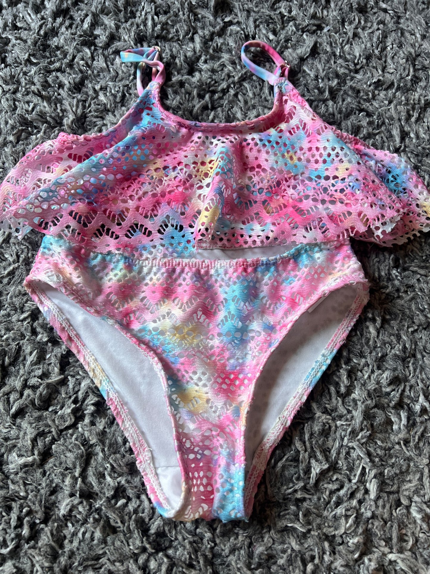 Girl’s Urban Kids Multi Colored Swimsuit, Kids 5/5T