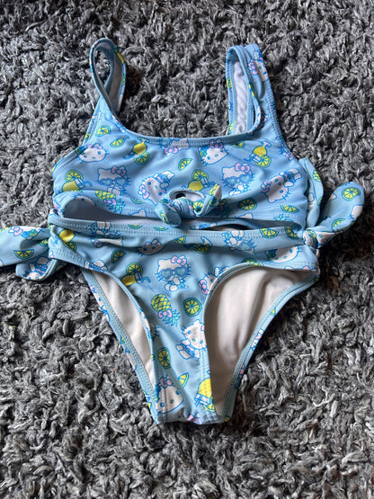 Girl’s Hello Kitty Bikini Swimsuit, Kids 6/6X