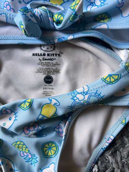 Girl’s Hello Kitty Bikini Swimsuit, Kids 6/6X