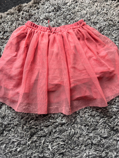 Girl’s Sparkly Dusty Pink Ballet Skirt , Kids 4/4T
