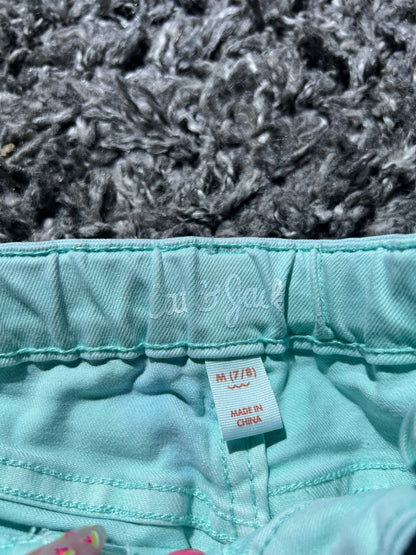 Light Teal Green Shorts, Kids 7