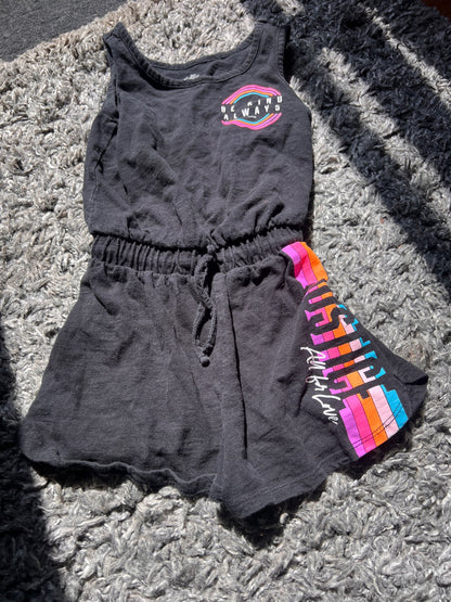 Girl’s Justice Brand Black Romper, Kids 5/5T
