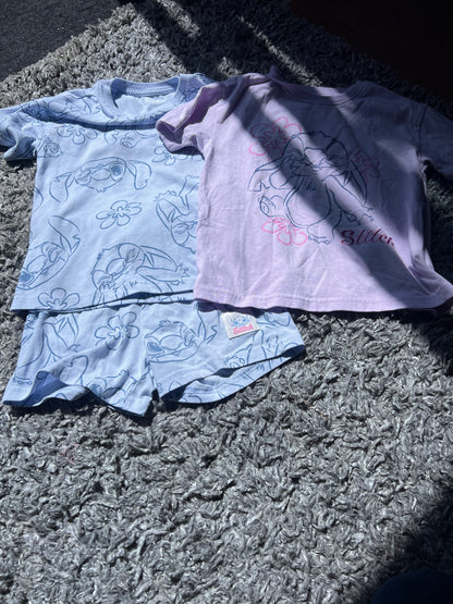 Girl’s Mixed Bundle Disney Stitch Outfits, Kids 6/6X