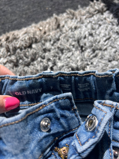 Girl’s Old Navy Adjustable Jeans, Kids 7