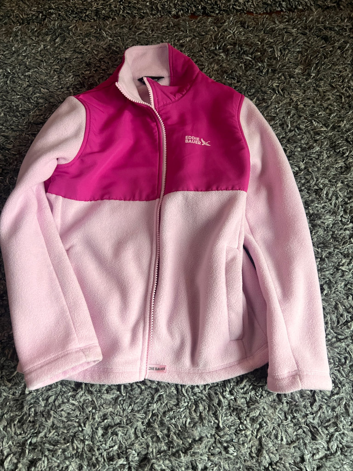 Girl’s NWOT Fleece Zip Up Sweater, Kids 7