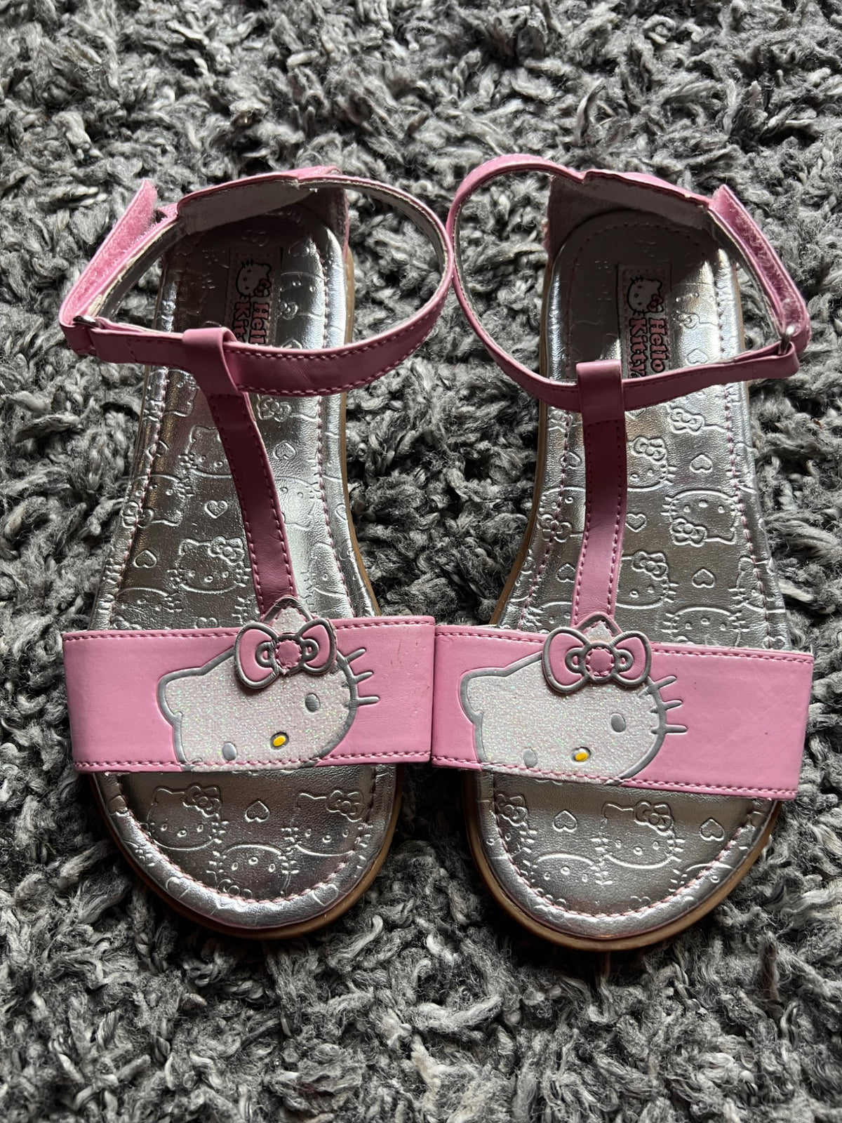Girl’s Hello Kitty Sandals, Shoes 13 (Kids:4-8yr)