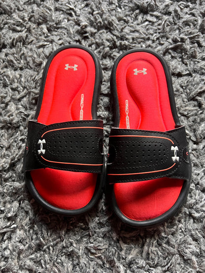 Girl’s Under Armour Slip On Sandals, Shoes 12 (Toddler:2-4yr)