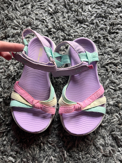 Girl’s Multi Colored Sandals , Shoes 13 (Kids:4-8yr)