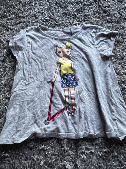 Girl’s Scooter Girl T-Shirt, Kids 10