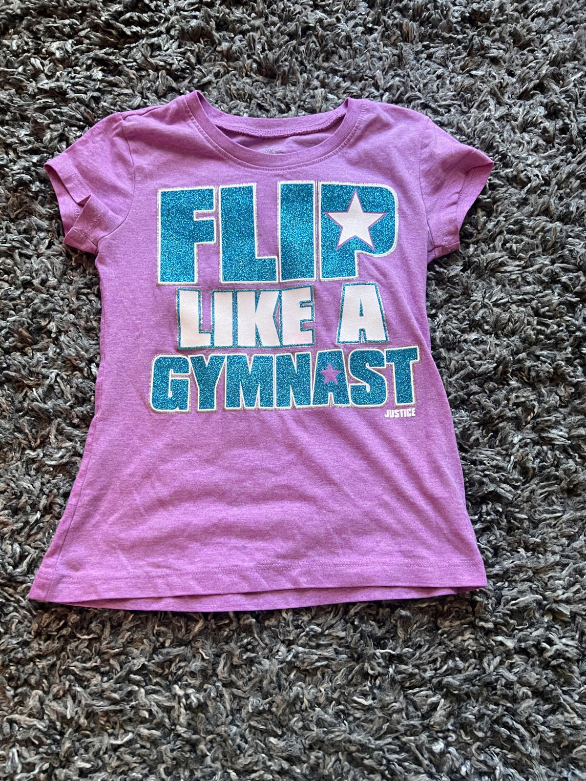 Girls Justice Gymnastics T Shirt, Kids 6/6X