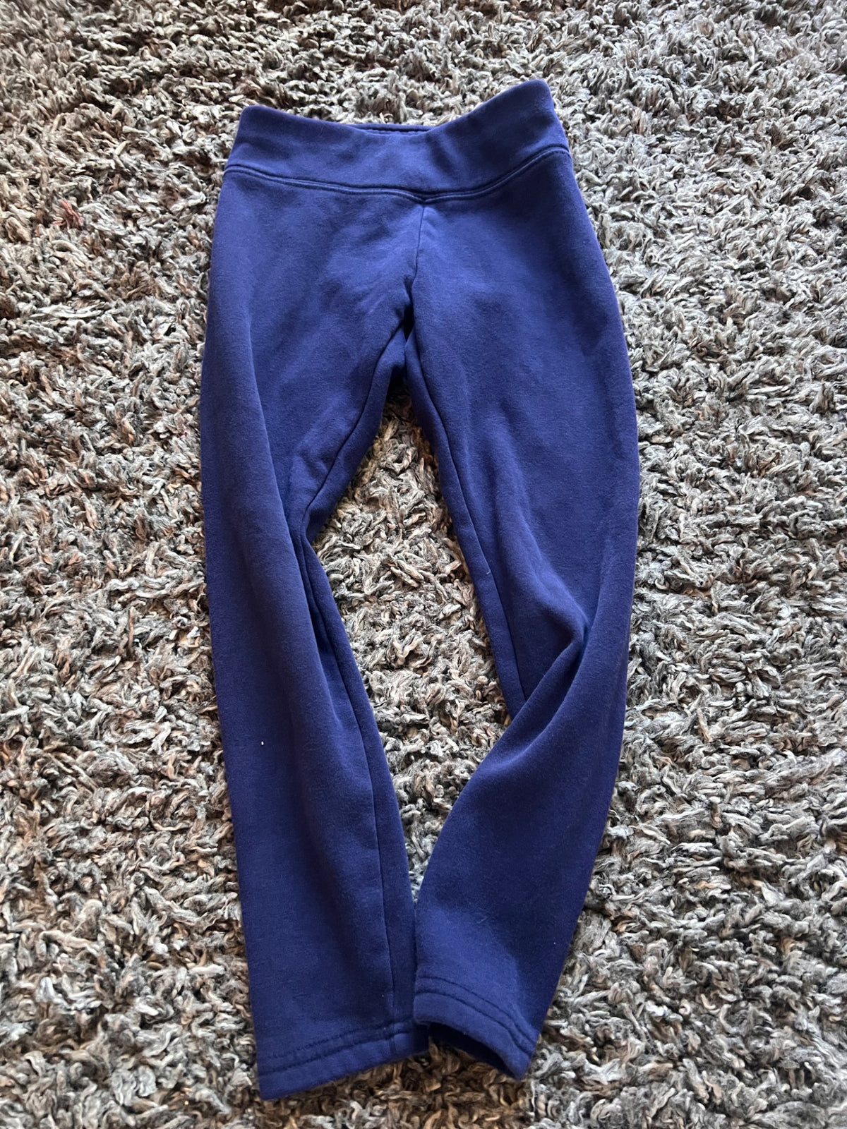 Girl’s Justice Navy Blue Leggings, Kids 7