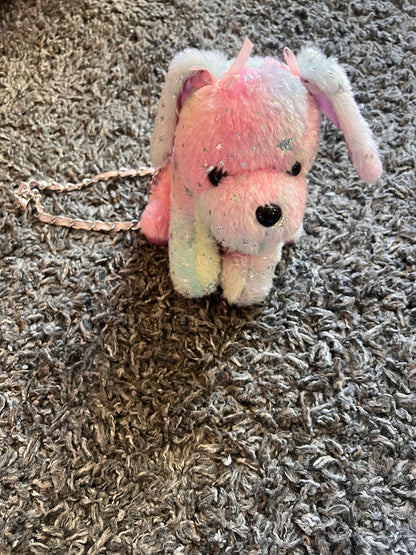 Girl’s Puppy Stuffed Animal Purse