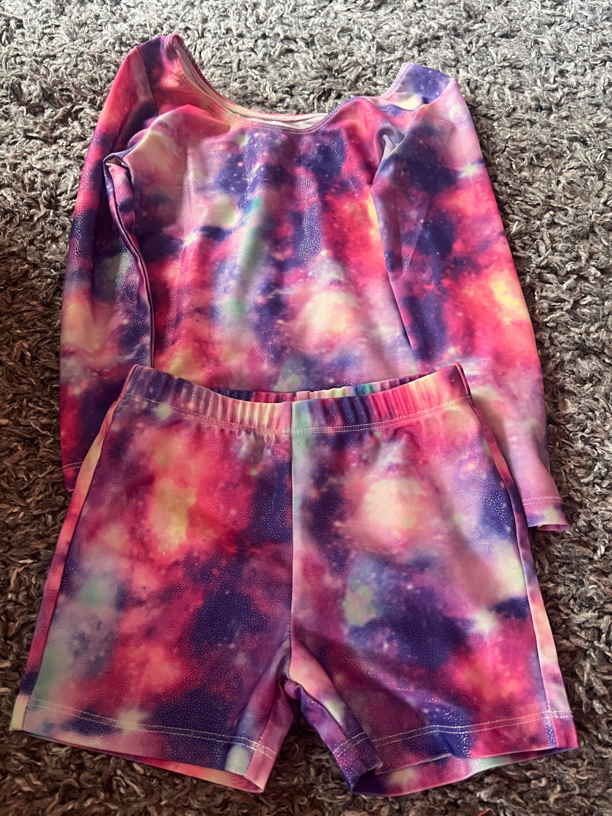 Girl’s Long Sleeved Gymnastics Leotard, Kids 6/6X