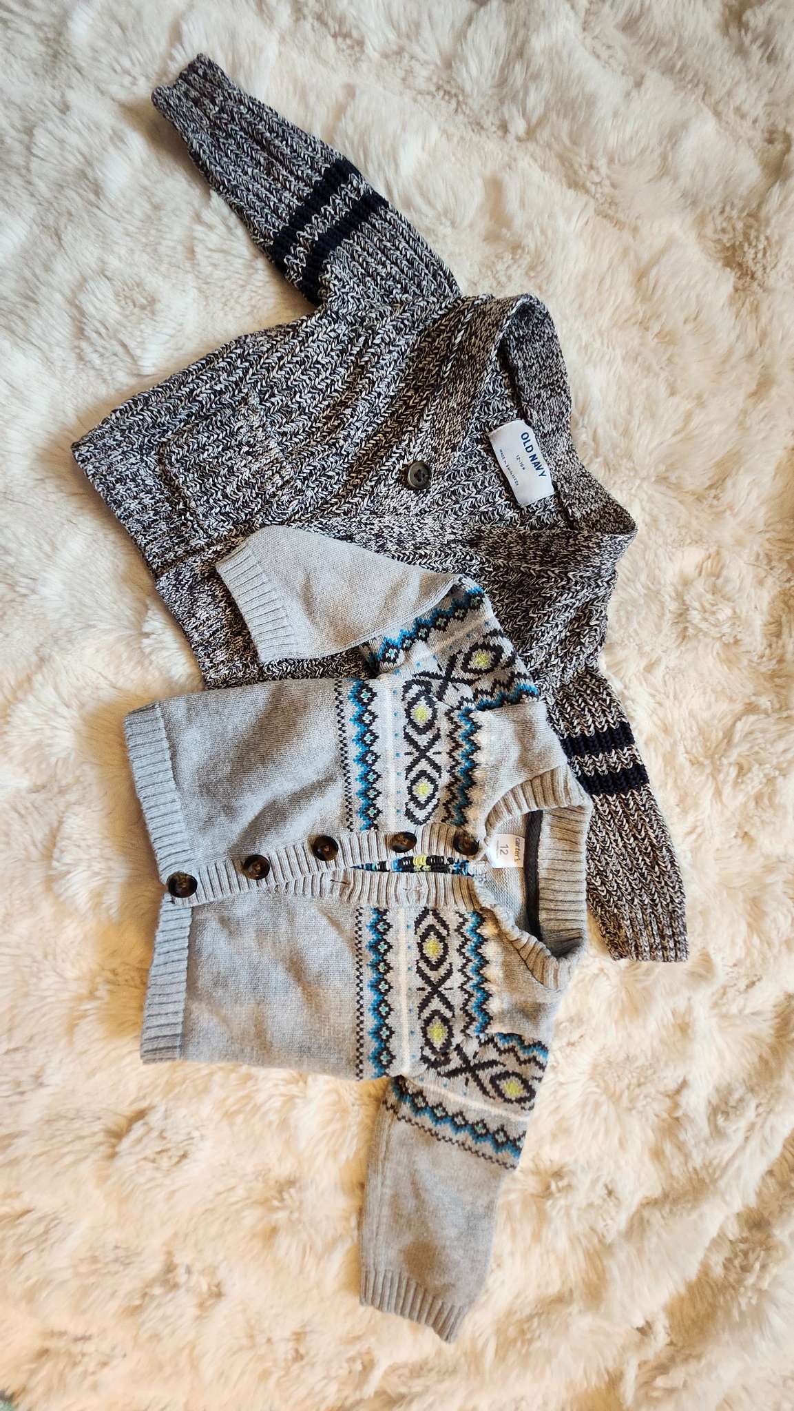 Baby Cardigan Bundle Old Navy Carter's 12-18M, Kids 18 Month (12-18M)