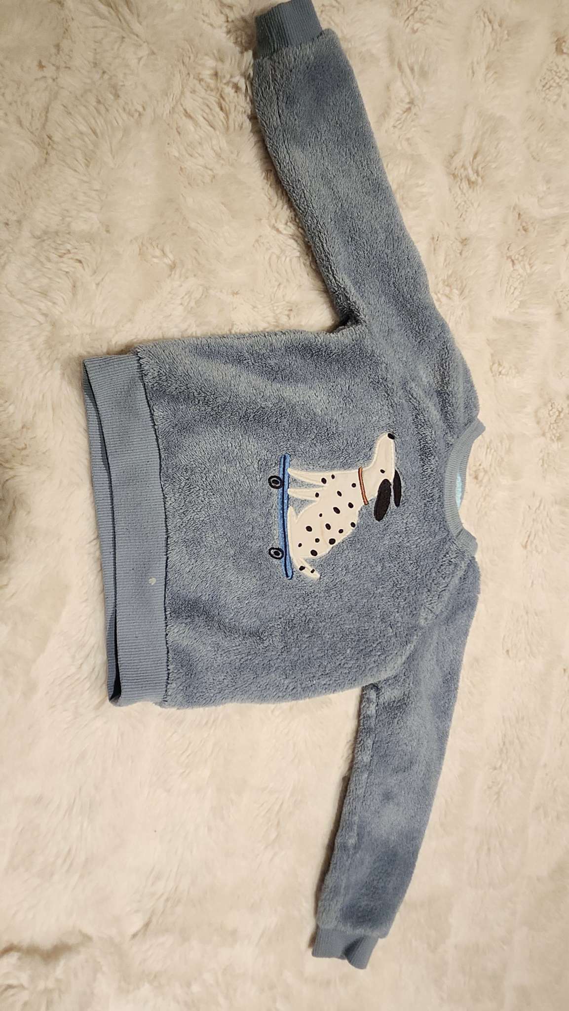 Little Me 24M Blue Fleece Dog Sweatshirt, Kids 24 Month (18-24M)