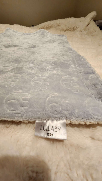 Lullaby Kids Elephant Pattern Baby Security Blanket