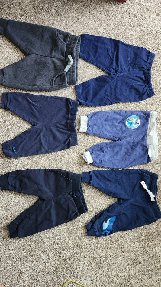 Baby Pants 3-6m Bundle of 6, Kids 6 Month (3-6M)