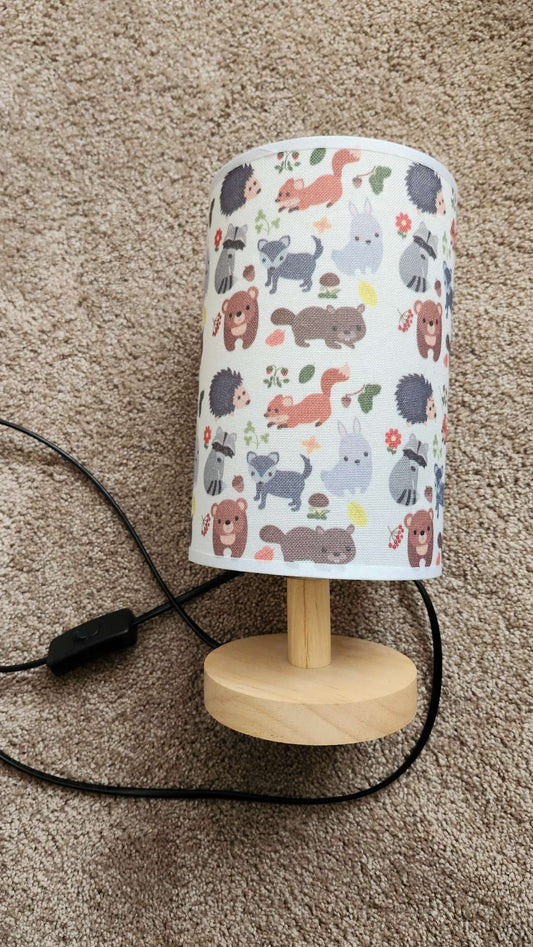Lamp Woodland animals