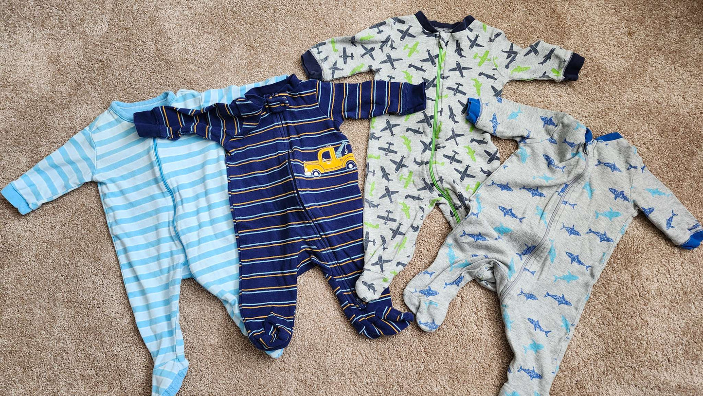 BABY Sleepers Bunch 0-3m 😴 4 pack, Kids 3 Month (0-3M)