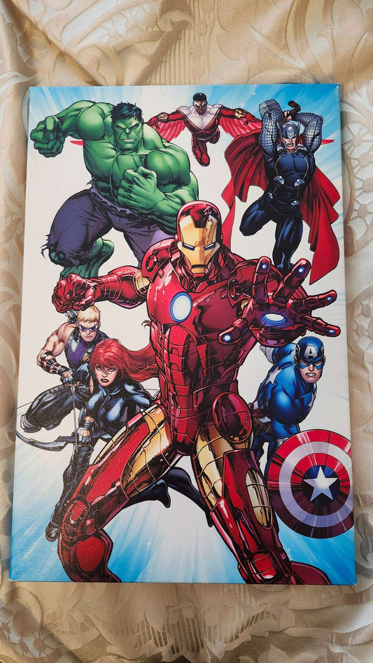 Marvel Avengers Canvas Art Print Iron