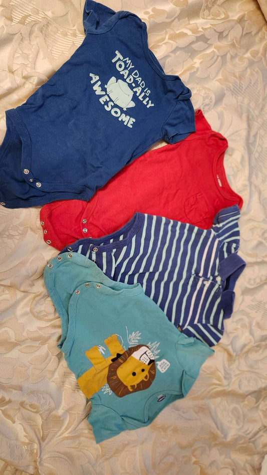 Baby Bodysuits 12-18m 4-Pack, Kids 18 Month (12-18M)