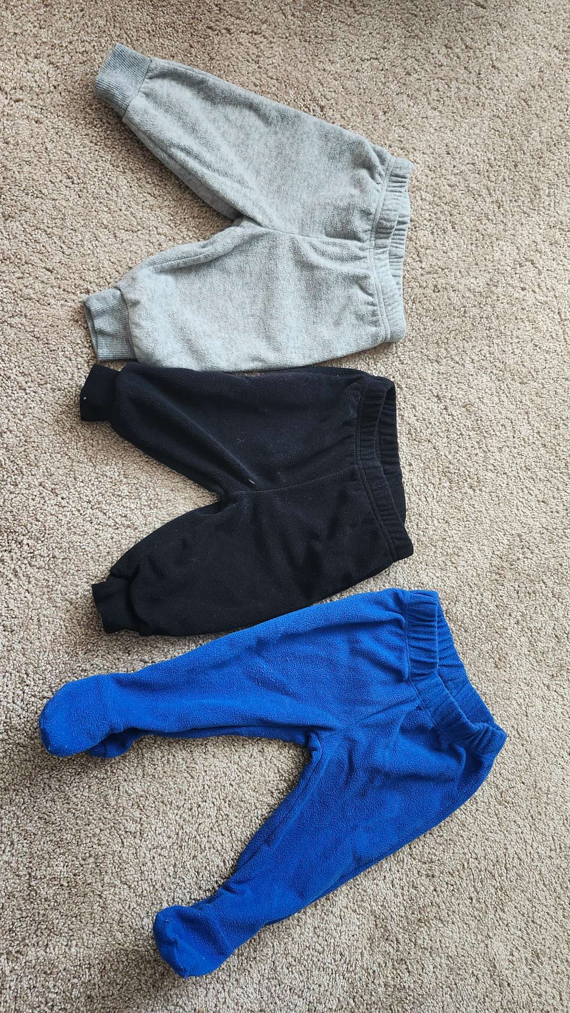 Baby Warm Fleece Pants Bundle, Kids 6 Month (3-6M)