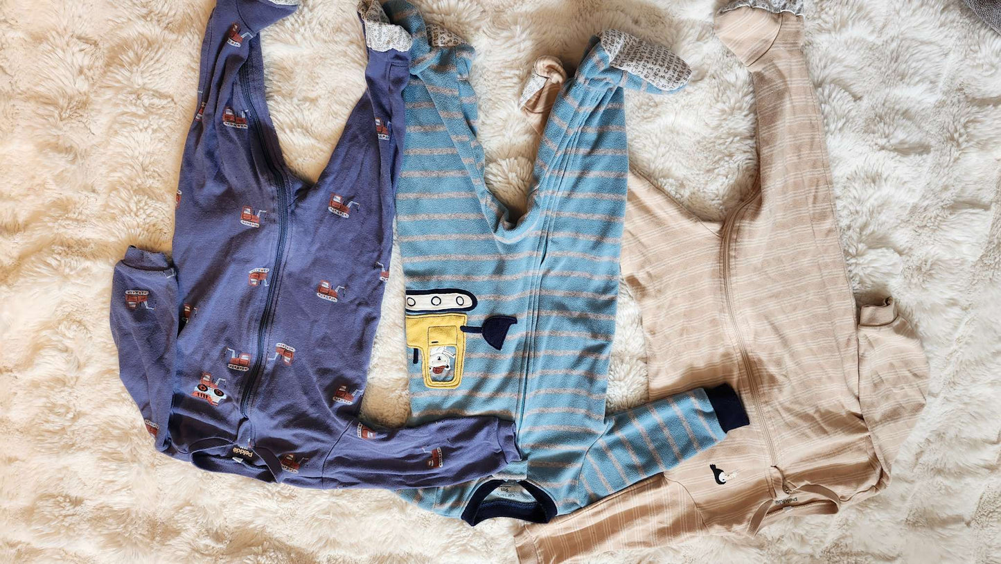 Baby Sleepers 👶 9-12m 3 pack, Kids 12 Month (9-12M)