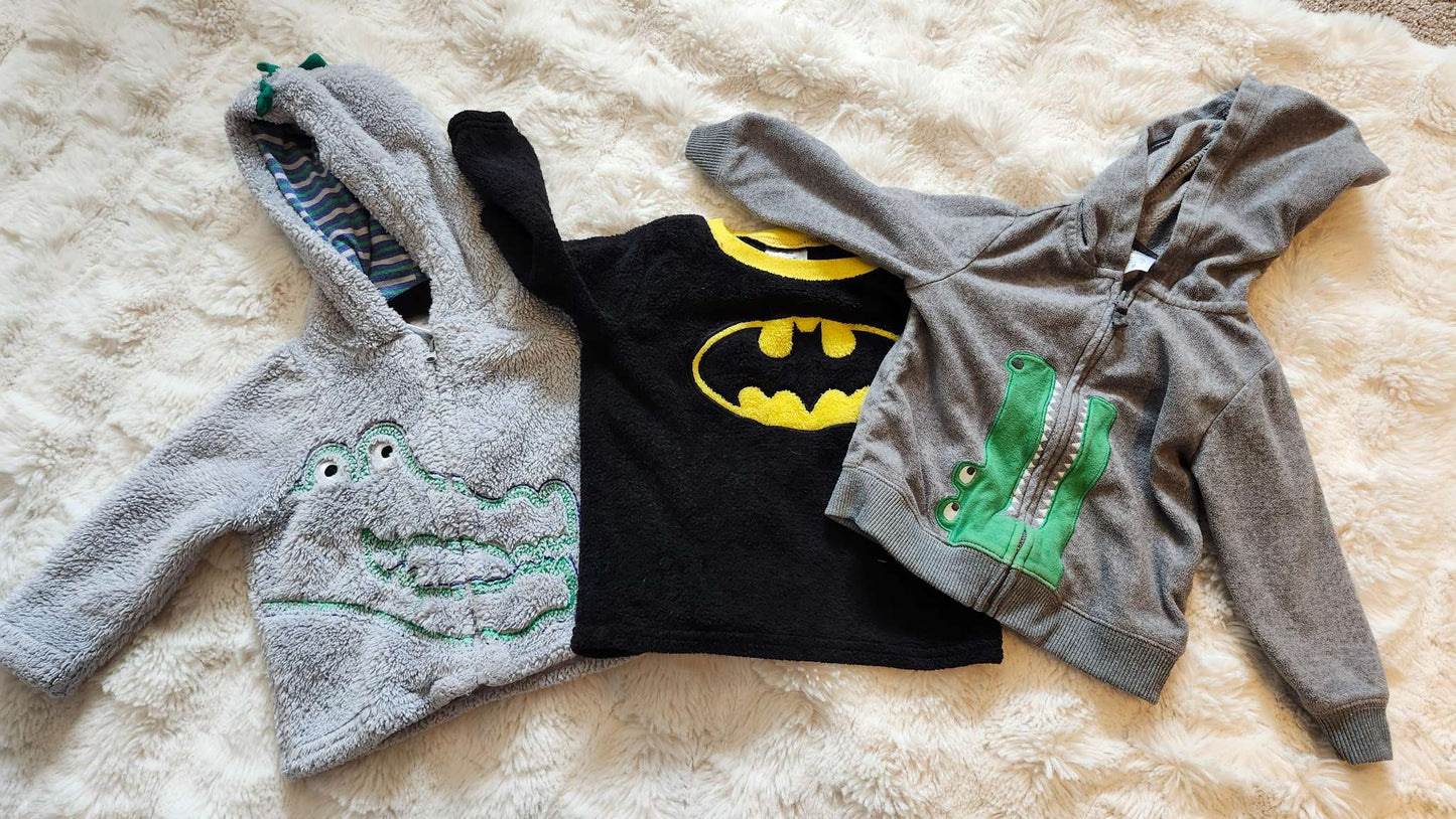3 pack Boys Hoodies 12-18m, Kids 18 Month (12-18M)