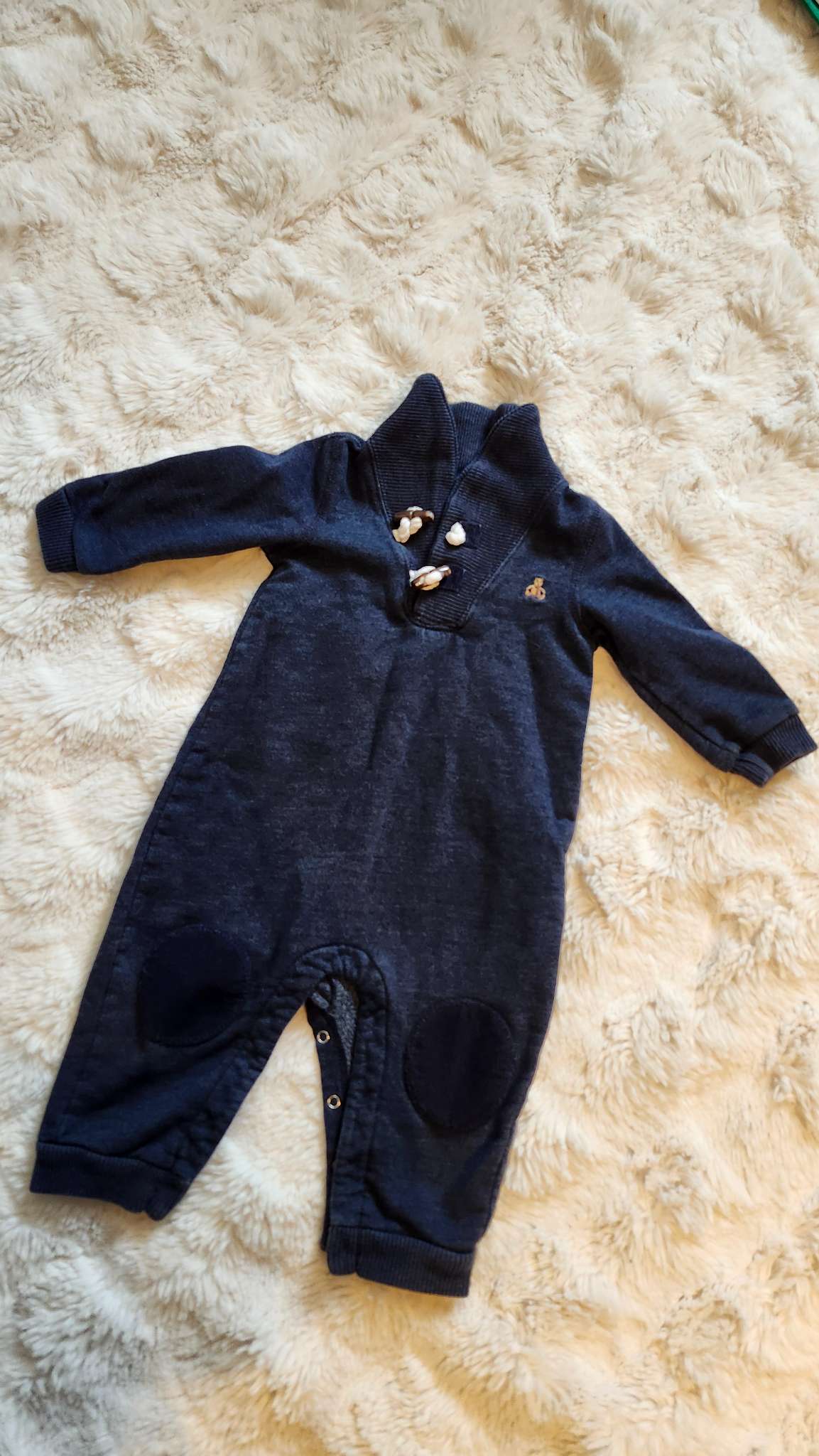 BabyGap Navy Blue Baby Romper 6-12M, Kids 12 Month (9-12M)